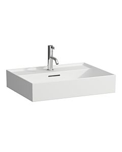 LAUFEN Kartell lavabo H8103337571041 , 60x46cm, blanc mate, avec trop - plein et trou du robinet, le saphir céramique