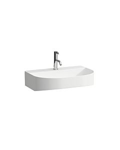LAUFEN Sonar Waschtisch H8103427571561 60x42cm, unterbaufähig, ohne Überlauf, mit 1 Hahnloch, weiß matt