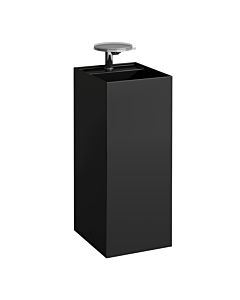 Laufen Kartell Waschtisch 8113310208151 schwarz 37,5x43,5x90cm, freistehend, 2 Hahnlöcher