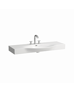 Laufen Palace Waschtisch 8117040001041 120 x 51 cm, ungeschnitten, weiß, 1 Hahnloch