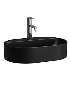 Laufen SAVOY Waschtisch-Schale H8129457161111 38x55cm, oval, ohne Überlauf, 1 Hahnloch, schwarz matt