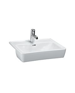 LAUFEN match0 Pro A semi-encastrée 8129610001041 56 x 44 cm, blanc , avec trop-plein, trou pour robinet 2000