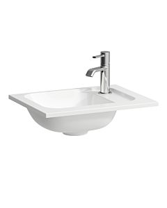 Laufen Meda lave-mains H8141100001141 44x34cm, en Marbond, sans trop-plein, avec trou pour robinetterie, blanc