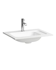 Laufen Meda lavabo H8141137571111 57,5x44,5cm, en Marbond, sans trop-plein, avec trou pour robinetterie, blanc mat