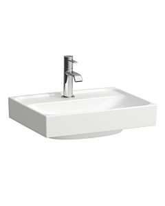 Laufen Meda Handwaschbecken H8151117571111 45x35cm, unterbaufähig, ohne Überlauf, 1 Hahnloch pro Becken, weiß matt