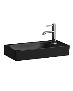 Laufen Meda hand washbasin H8151137161141 46x23.5cm, built-under, without overflow, without tap hole, matt black