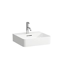 LAUFEN match0 Val hand H8162807571041 45x42cm, matt white, with tap hole, with overflow