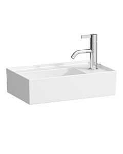 Laufen Kartell Handwaschbecken 8153344001121,  46x28cm, weiß LCC, o. Hahnl. rechts, Saphirkeramik
