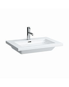 Laufen Living Square Waschtisch 8164320001041 65 x 48 cm, Einbau von oben, Hahnloch, Überlauf