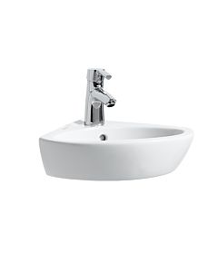 Laufen Pro B Eck-Waschtisch 8169580001041 44 x 38 cm, weiß, 1 Hahnloch, mit Überlauf