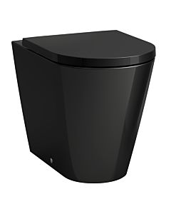 LAUFEN Kartell freestanding washdown match1 WC H8233370200001 black, rimless, shape inside round