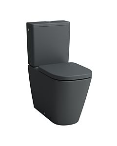 Laufen Meda stand WC combination H8241117580001 36x68cm, rimless, matt graphite