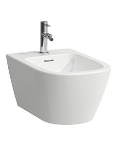 Laufen Meda Wandbidet H8301104003021 36x54cm, verdeckte Befestigung, mit Überlauf, mit Hahnloch, weiß mit LCC