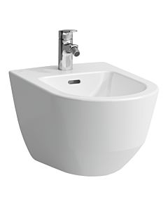 LAUFEN Pro Wand-Bidet H8309520183041 36x53cm, Ausladung 53cm, Eckventile außenliegend, bahamabeige