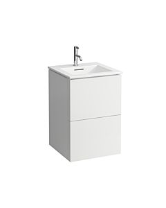 Laufen Kartell Waschtisch-Set 8603316401041 mit Waschtischunterbau, 50x50x72,6cm, weiß matt