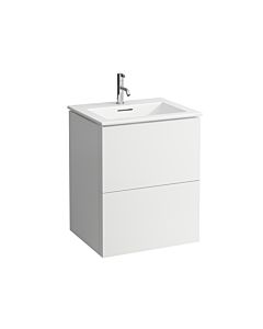 Laufen Kartell Waschtisch-Set 8603336401041 mit Waschtischunterbau, 60x50x72,6cm, weiß matt