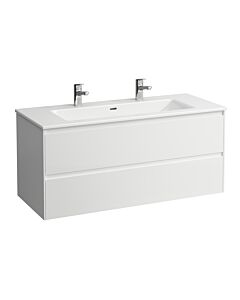 Laufen Pro X LANI Vanity Unit Set H8649699991071 120x54x50cm, 2 tap holes, with overflow, 2 drawers, Multicolor