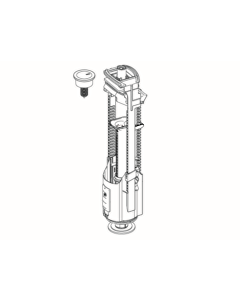 LAUFEN lever bell H8900530000001 with pusher, for interior fittings
