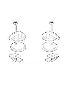 LAUFEN Pro Scharnier H8926540000001 für WC-Sitz