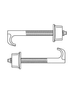 LAUFEN Living Befestigung H8949610000001 SaphirKeramik, VAL, INO, KARTELL, PRO, PALOMBA, für Waschtisch-Schale