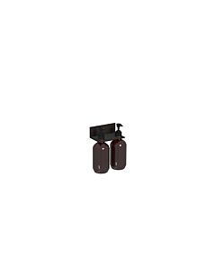 Étagère Laufen ASSIST H383AS04500001 166 x 101 mm, 2 distributeurs de savon, noir mat