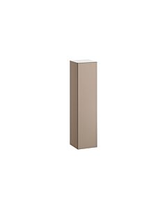 Laufen FOLIO tall cabinet H4458910FO5221 300x303x1246 mm, 1 door, left-hinged door, including mounting kit, 4 glass shelves, Push/Pull Moonstone