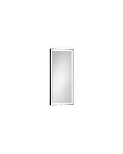 Laufen YVA Spiegel H4484500YV4501 rechteckig, 375x40x800 mm, LED-Beleuchtung, Touchschalter, Ein/Aus/Dimmer, schwarz matt
