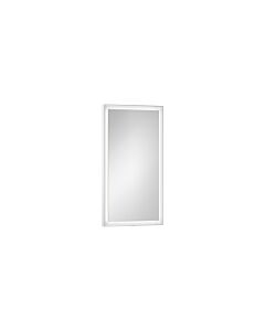 Miroir rectangulaire Laufen YVA H4484600YV2681 , 450 x 40 x 800 mm, éclairage LED, interrupteur tactile marche/arrêt/variateur, blanc mat