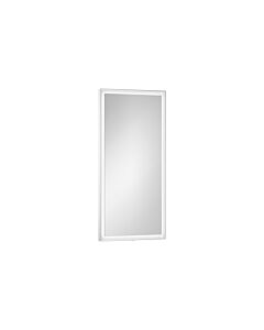 Laufen YVA mirror H4484700YV2681 rectangular, 500x40x1000 mm, LED lighting, touch switch, on/off/dimmer, matte white