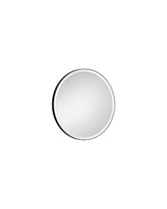 Miroir rond Laufen YVA H4485100YV4501 , 750 x 40 x 750 mm, éclairage LED, interrupteur tactile marche/arrêt/variateur, noir mat