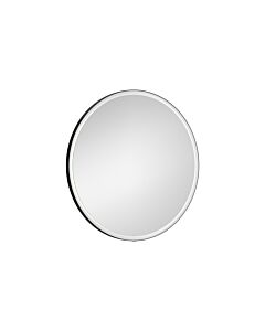 Miroir rond Laufen YVA H4485200YV4501 , 1000 x 40 x 1000 mm, éclairage LED, marche/arrêt/variateur, noir mat