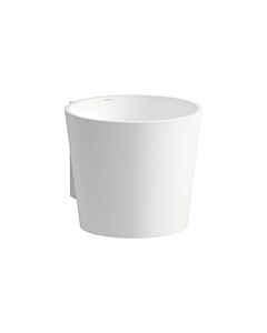 Lavabo Laufen SCOPIO H510CO47571111 400 x 500 x 350 mm, avec plage de robinetterie, un trou de robinetterie centré, sans trop-plein, blanc mat