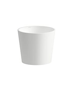 Lavabo Laufen SCOPIO H510CO47571121 400 x 425 x 350 mm, sans plage de robinetterie, sans perçage pour robinetterie, sans trop-plein, blanc mat