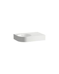 Laufen FORM washbasin H510FM43991041 800x500x158 mm, shelf on the right, tap ledge, 1 tap hole, overflow, white