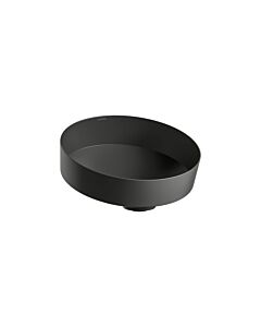 Laufen TENDO washbasin bowl H512TE47161121 400x400x195 mm, without tap ledge, without tap hole, without overflow, matte black