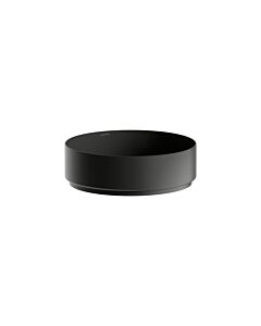 Vasque Laufen UNISONO H512UO37161121 375 x 375 x 116 mm, sans plage de robinetterie, sans perçage pour robinetterie, sans trop-plein, noir mat