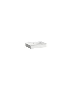 Laufen METAPHOR built-in washbasin H513ME50001091 504x379x111 mm, without tap ledge, without tap hole, with overflow, white