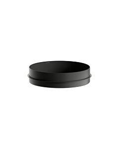 Lavabo encastré Laufen UNISONO H517UO47161121 400 x 400 x 114 mm, rond, sans perçage pour robinetterie, sans trop-plein, noir mat