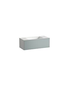 Laufen FOLIO washbasin H580FO45211121 1004x450x350 mm, without tap ledge, without tap hole, without overflow, color: Fossil Grey