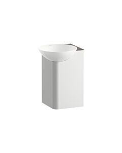 Laufen INSERT washbasin H586IN27111111 350x350x470 mm, with one tap hole, without overflow, brown anthracite