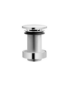 Laufen drain valve H591LA30040001 74x74 for basins without overflow, non-closable, chrome-plated