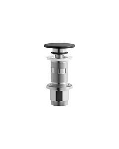 Laufen drain valve H591LA47160001 74x74 mm, click-clack, matte black
