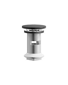 Laufen Ablaufventil H591LA57160001 74x74 mm, nicht verschliessbar schwarz matt