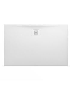 LAUFEN Pro Duschwanne H2109590000001 Marbond Ablauf lange Seite weiss