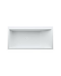 LAUFEN Kartell baignoire H2243310006161 170 x 86 cm, coin gauche, avec éclairage LED, blanc