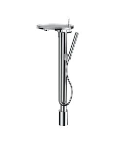 Laufen Kartell Standsäulen-Einhebelmischer mit Deco Disc H3213310041211, freistehend, mit Brause