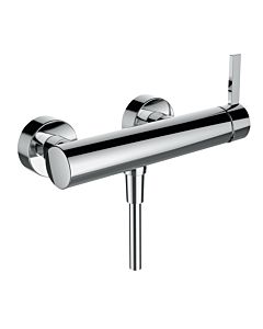Laufen Kartell Brause-Einhebelmischer 331337004401 chrom, Aufputz, mit Exenterschraube