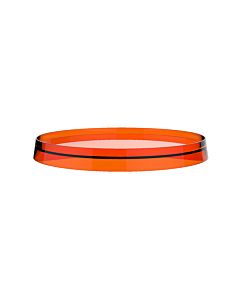 Laufen Kartell Ersatz-Deko-Disc H3983350820021 Mandarine, für Standsäulen-Badmischer, Ø 275 mm