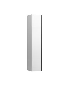 LAUFEN BASE pour armoire INO H4030331102611 35x16,5cm, 2000 , charnière gauche, poignée aluminium noir, blanc brillant