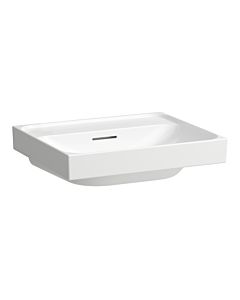 Laufen Meda countertop washbasin H8161124001091 55x46cm, with overflow, without tap hole, white with LCC